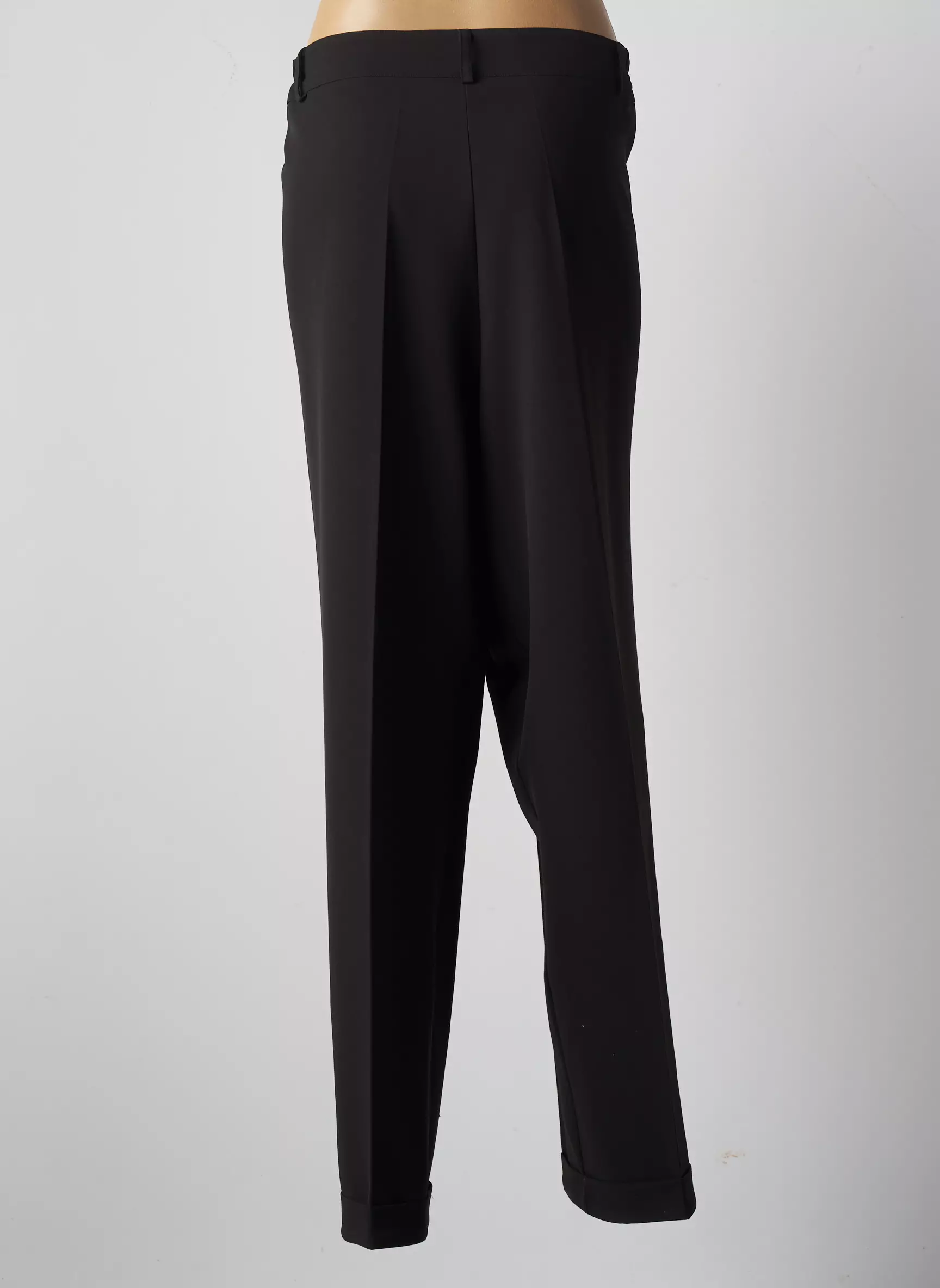 Franck Anna Pantalons Droits Femme couleur noir