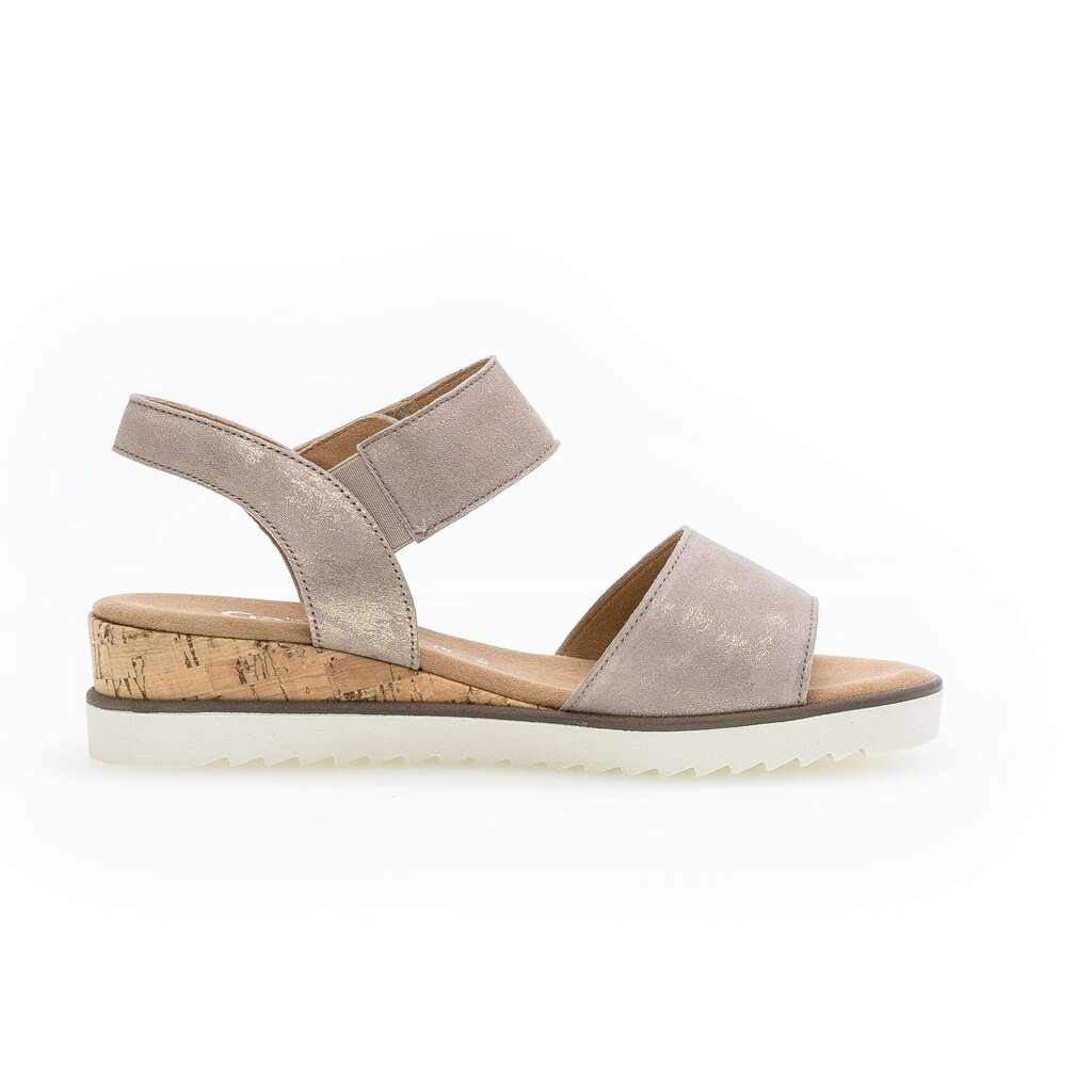 Gabor comfort Keilsandalette beige