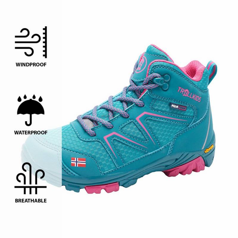 Trollkids SKARVAN Mid Wanderschuhe Kinder