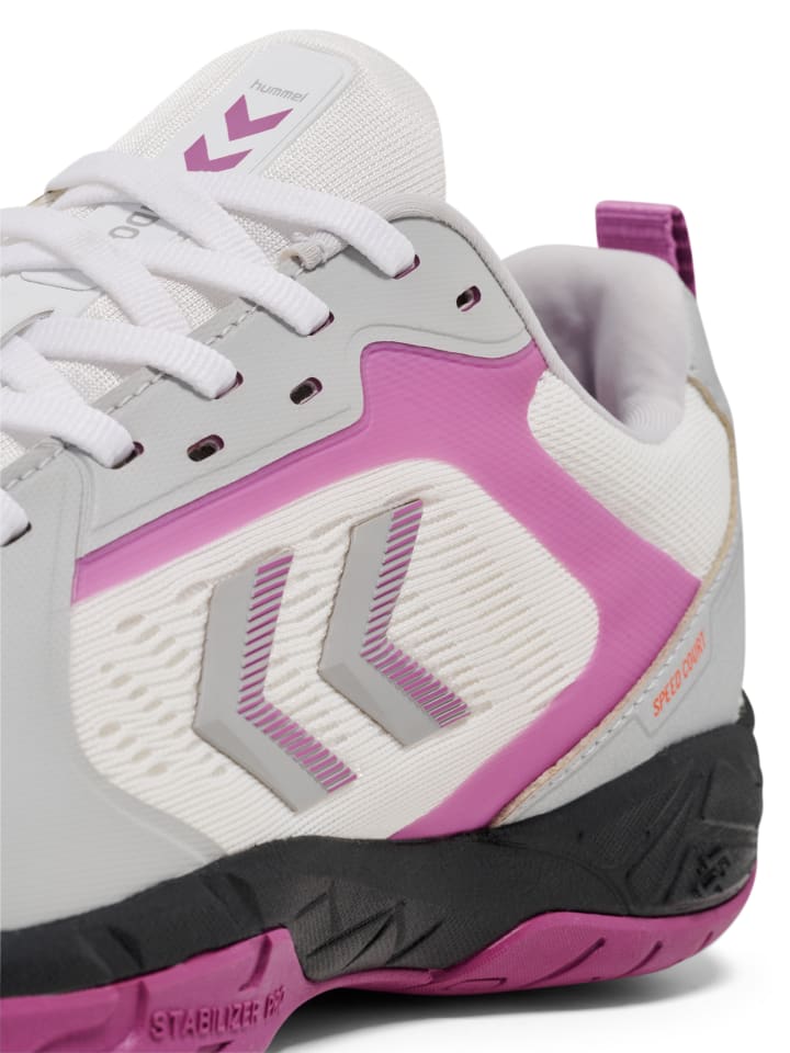 Hummel Hummel Hallenschuh Speed Court Erwachsene in BRIGHT WHITE/CATTLEYA ORCHID günstig kaufen