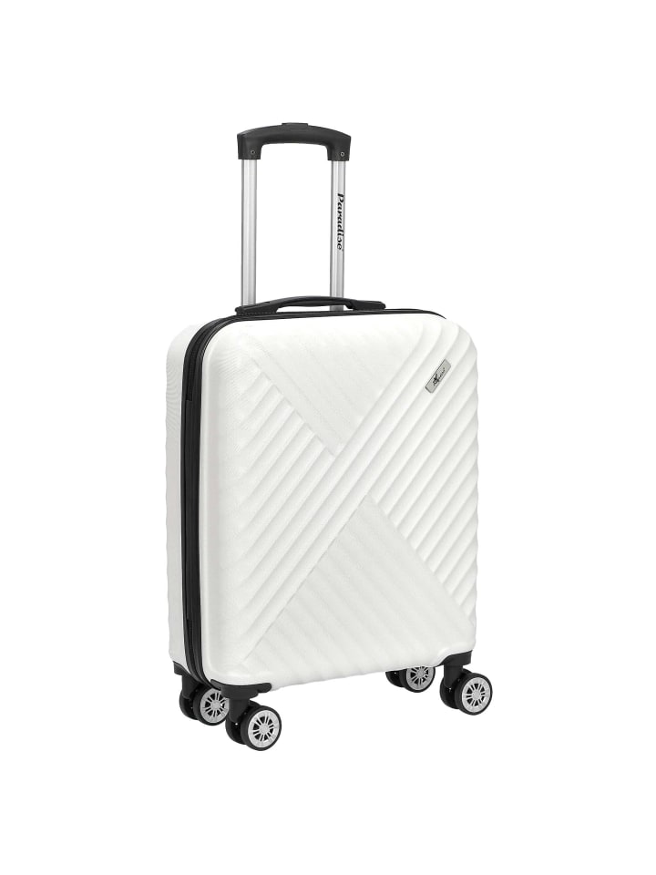 Paradise by CHECK.IN Kingston - 4-Rollen-Kabinentrolley 55 cm (lila) in weiÃŸ günstig kaufen onesize