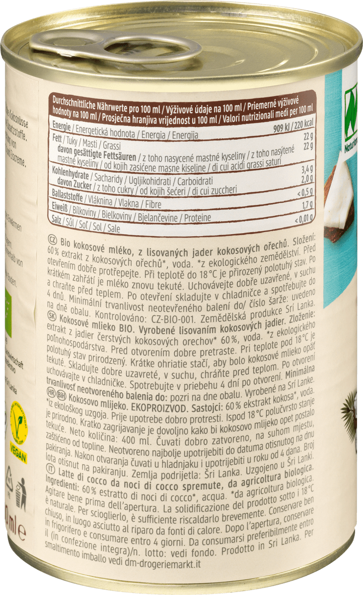 Kokosmilch, 400 ml