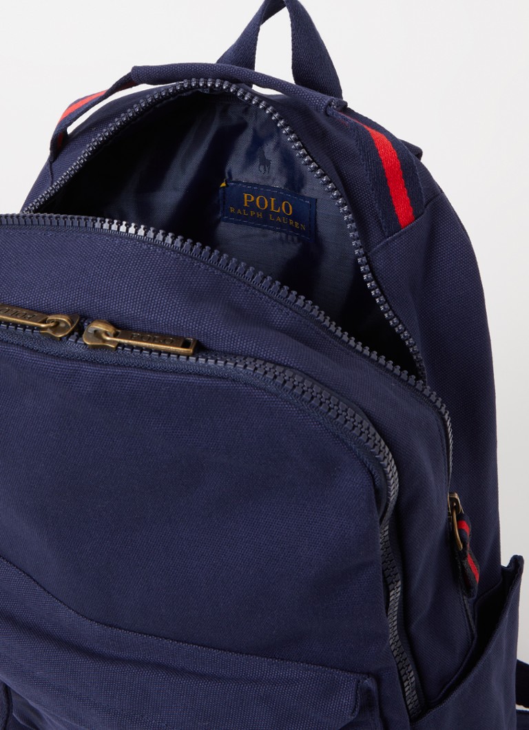 Ralph Lauren Varsity backpack with 13-inch laptop compartment and logo embroidery
