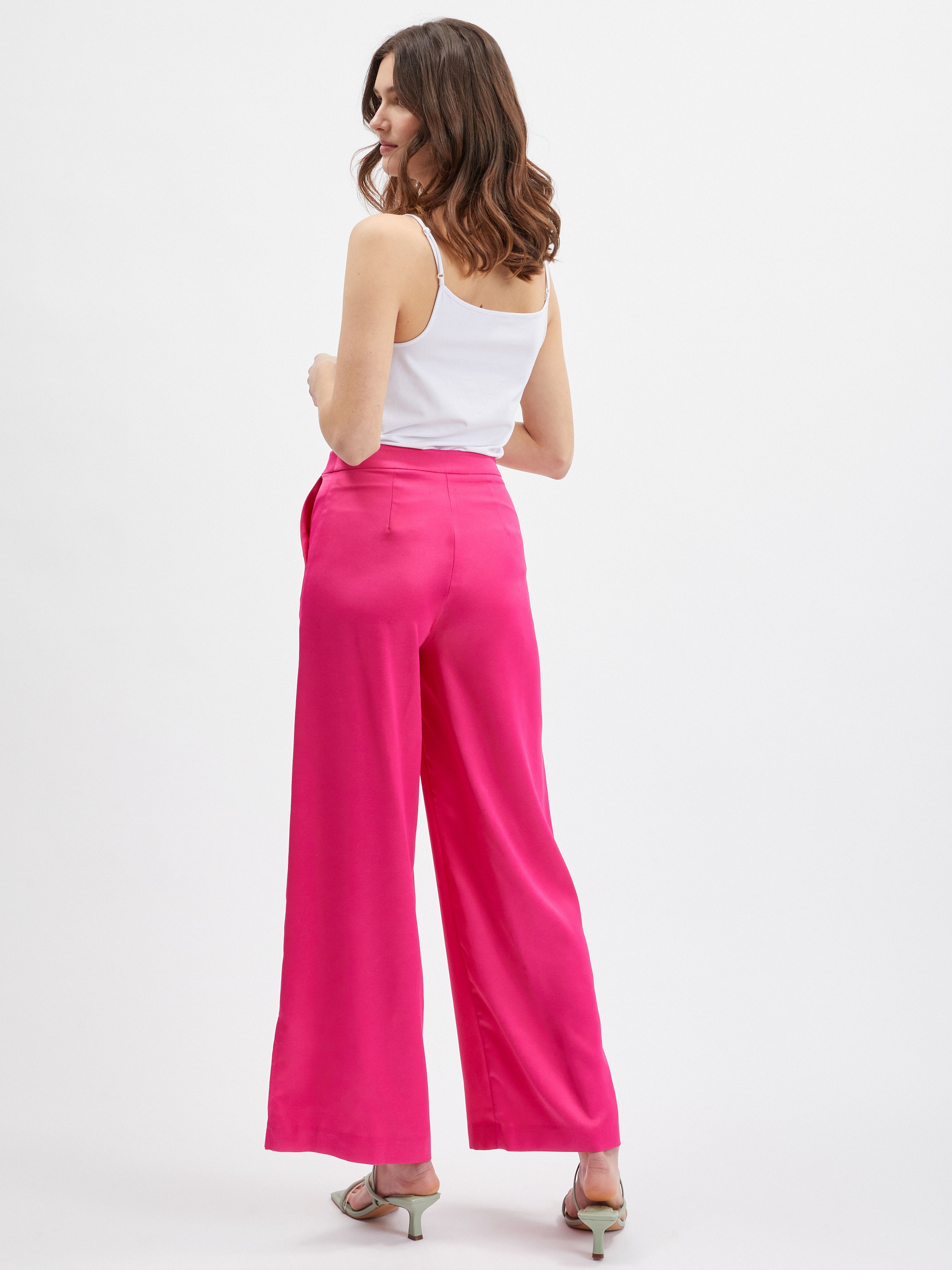 Rosa geschnittene Damenhose ORSAY
