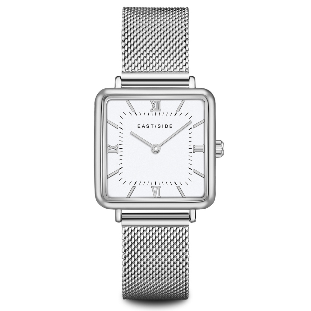 EASTSIDE Montre à quartz Grand en Argent Acier inoxydable en Argent Montre