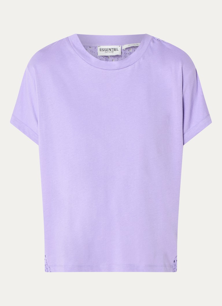 Top Essential Dresden in cotone biologico ricamato
