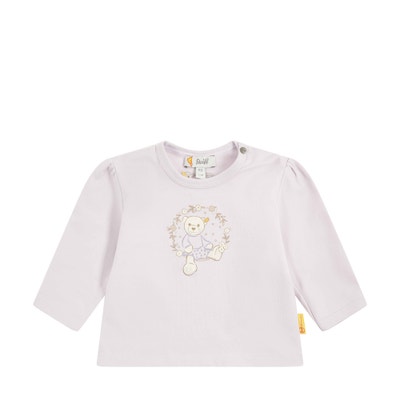 T-Shirt langarm, lila für Mädchen