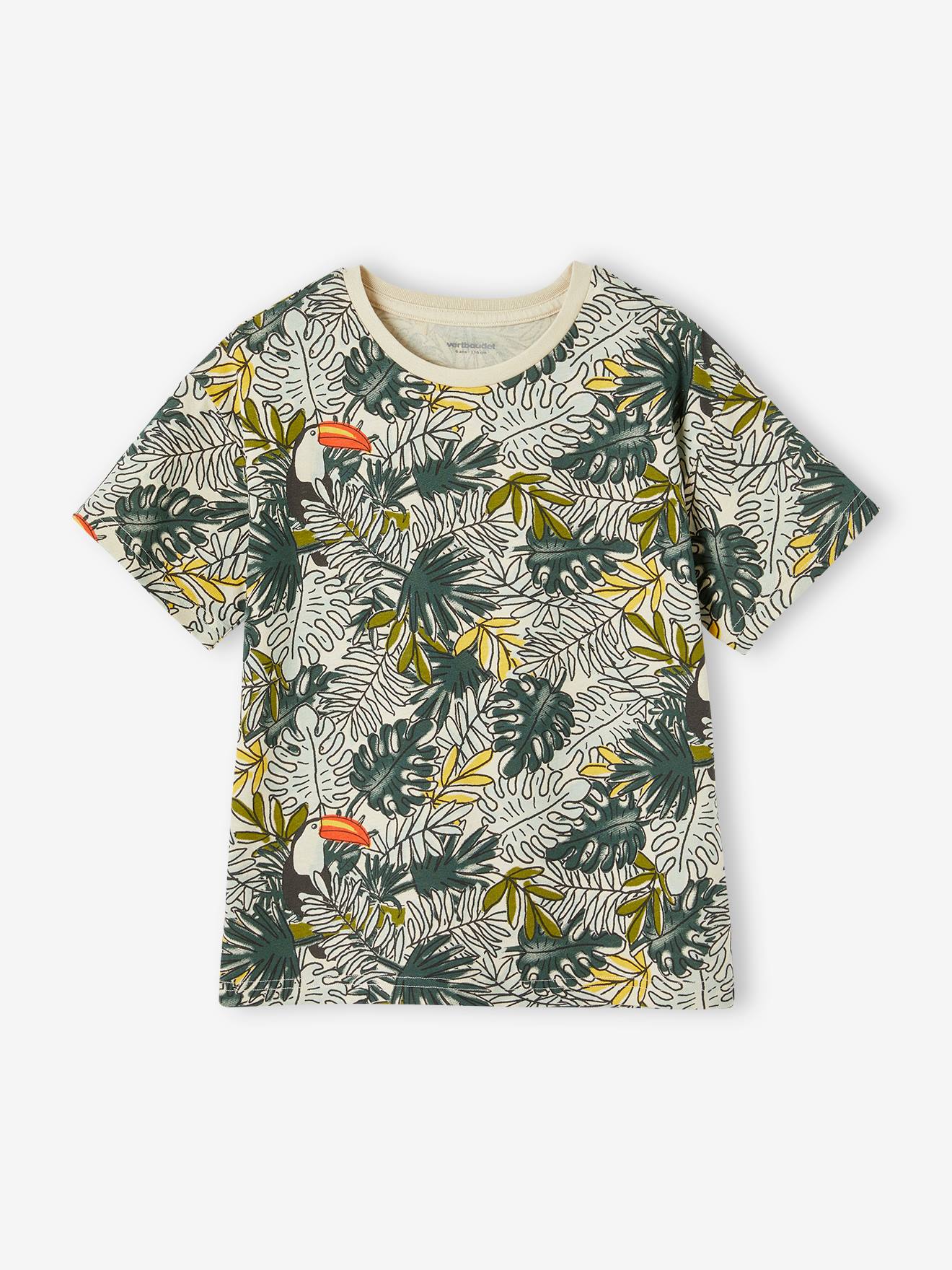 Vertbaudet Jungen T-Shirt mit Recycling-Baumwolle - schieferblau