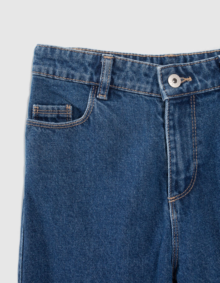 Jean STRAIGHT bleu coton bio fille
