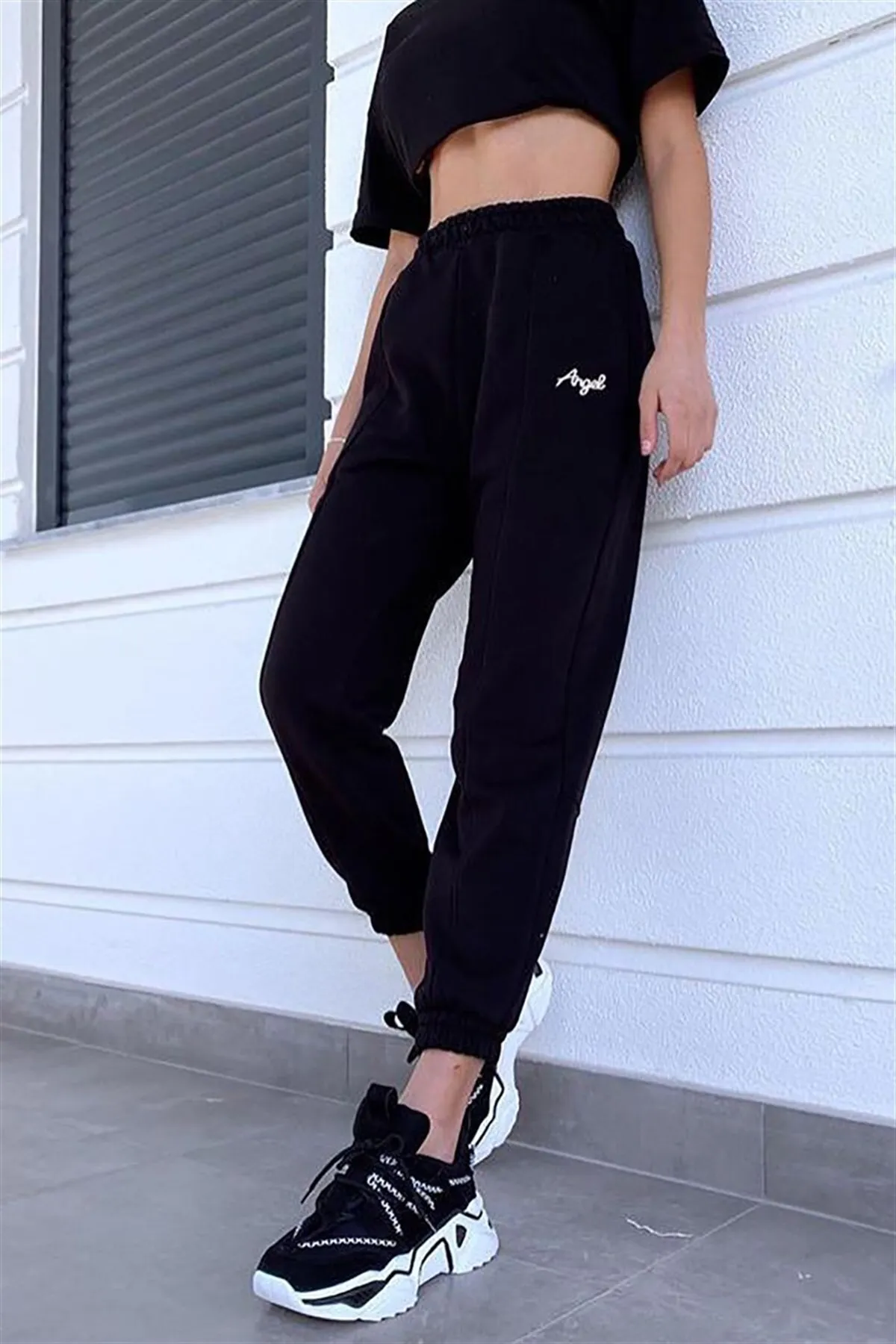 Madmext  Schwarzer Mad Girls-Trainingsanzug für Damen MG817