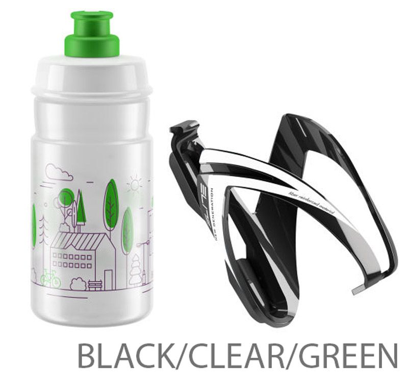 Elite Kid's Kit JET/CEO Trinkflasche 350ml + Halter kaufen | Bike-Discount