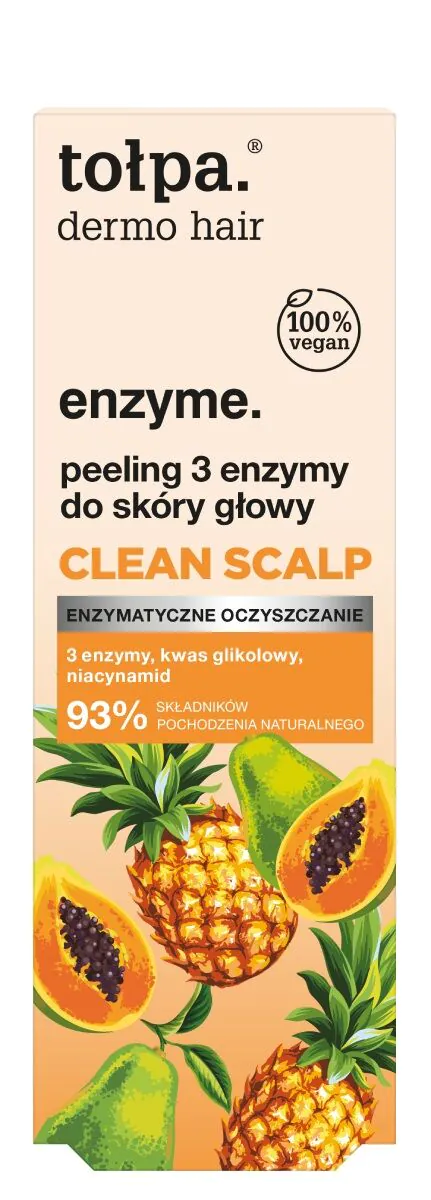 Tołpa Dermo Απολέπιση τριχωτού της κεφαλής με ένζυμα μαλλιών 3 ένζυμα