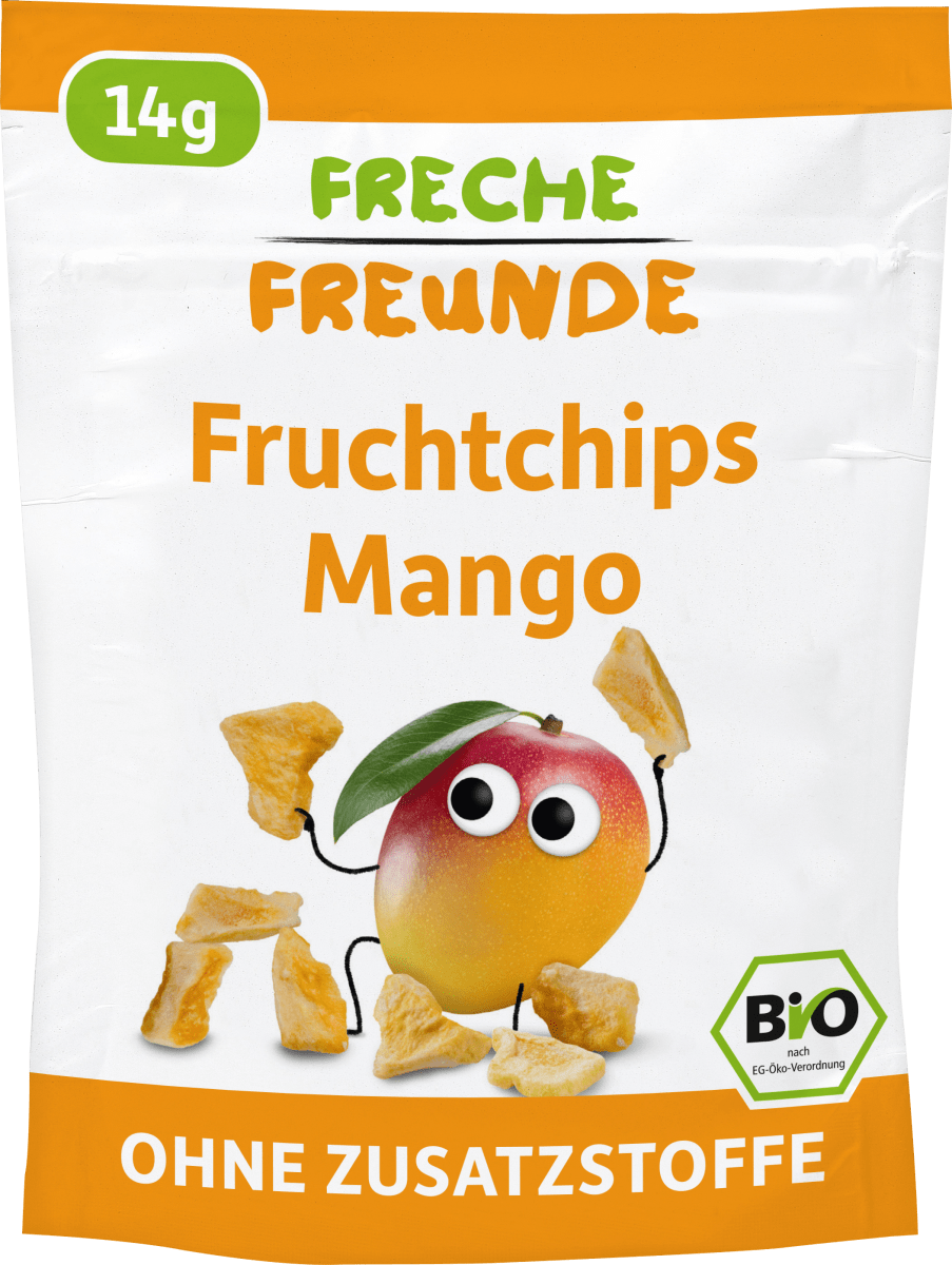 Kindersnack Fruchtchips Mango ab 3 Jahren, 14 g