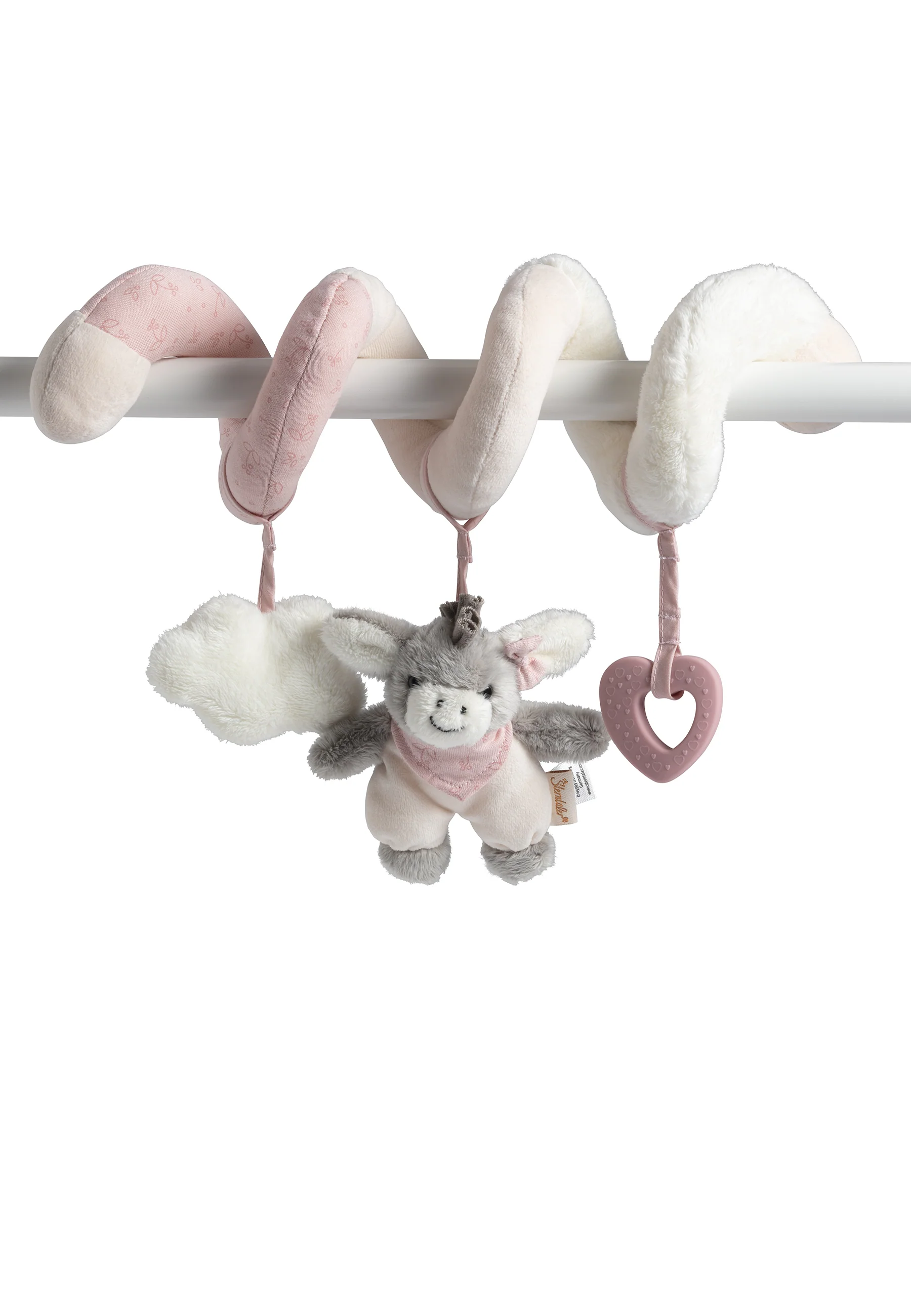 Spielzeugspirale Esel Emmi Girl in rosa, 26cm