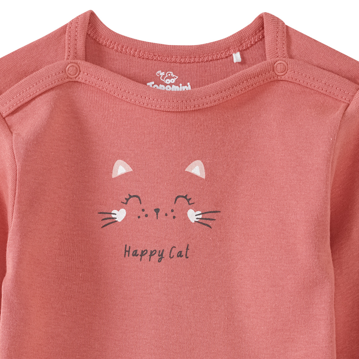 Baby Langarmbody mit kleinem Print