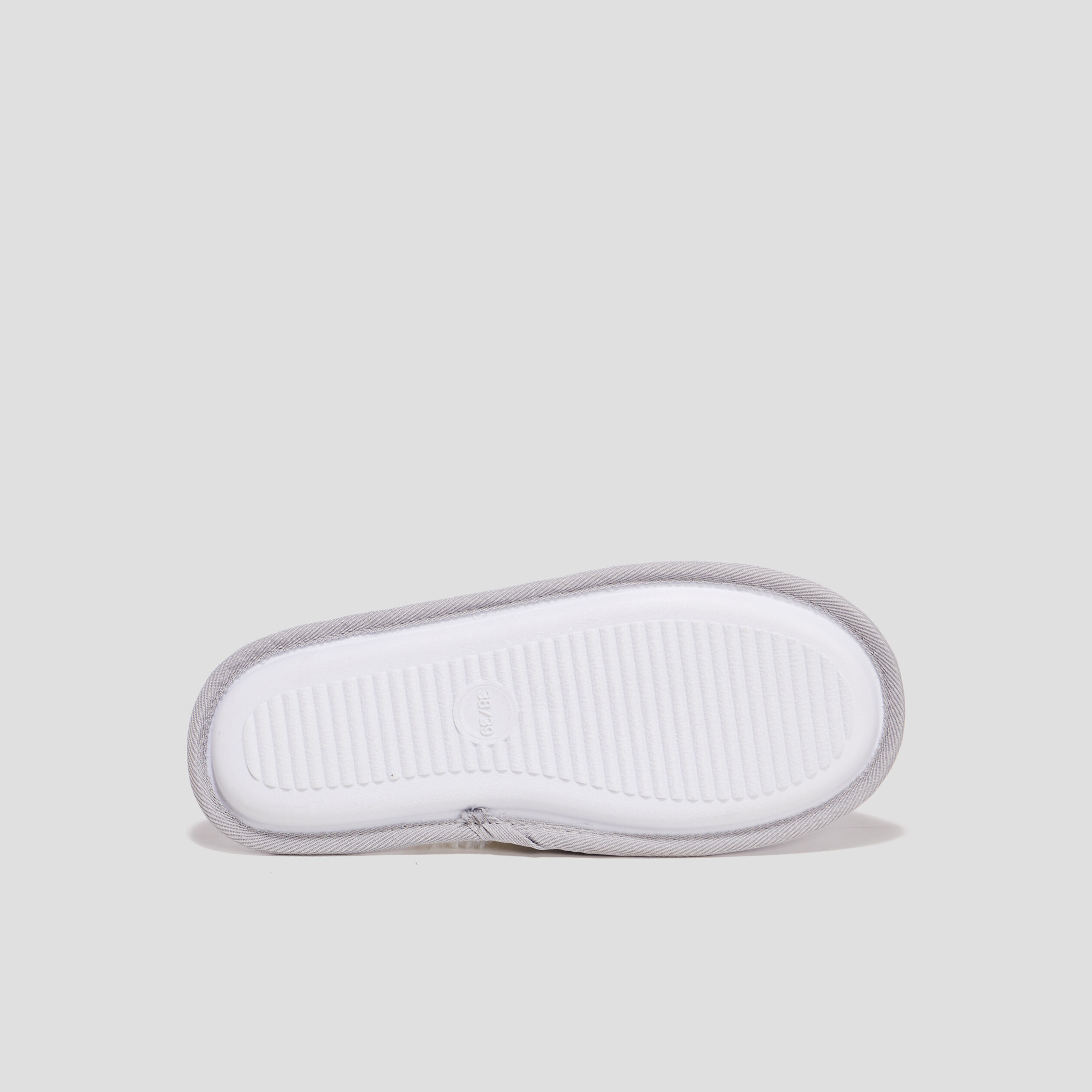 Chaussons mules gris femme | La Halle