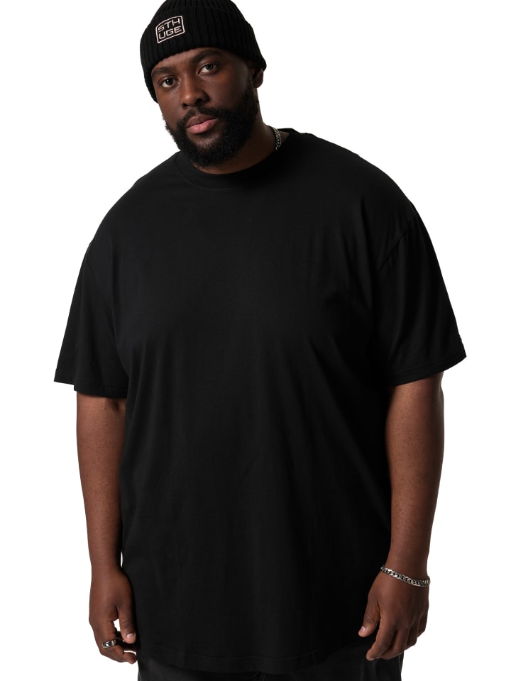 STHUGE Kurzarm T-Shirt in schwarz günstig kaufen