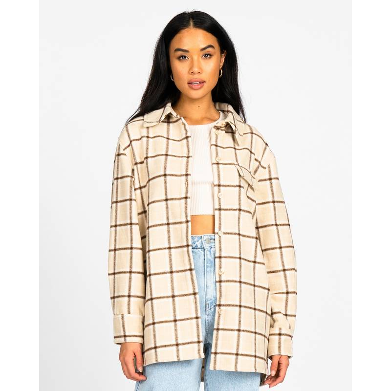 RUSTY PAIGE PLAID SHIRT Oversize Shirt Damen