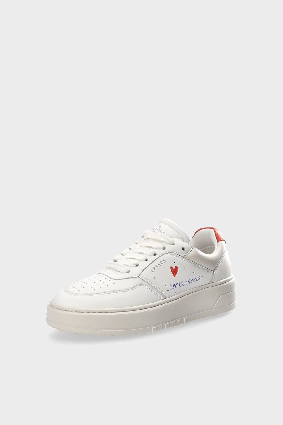 CPH PARIS - leather - white/orange