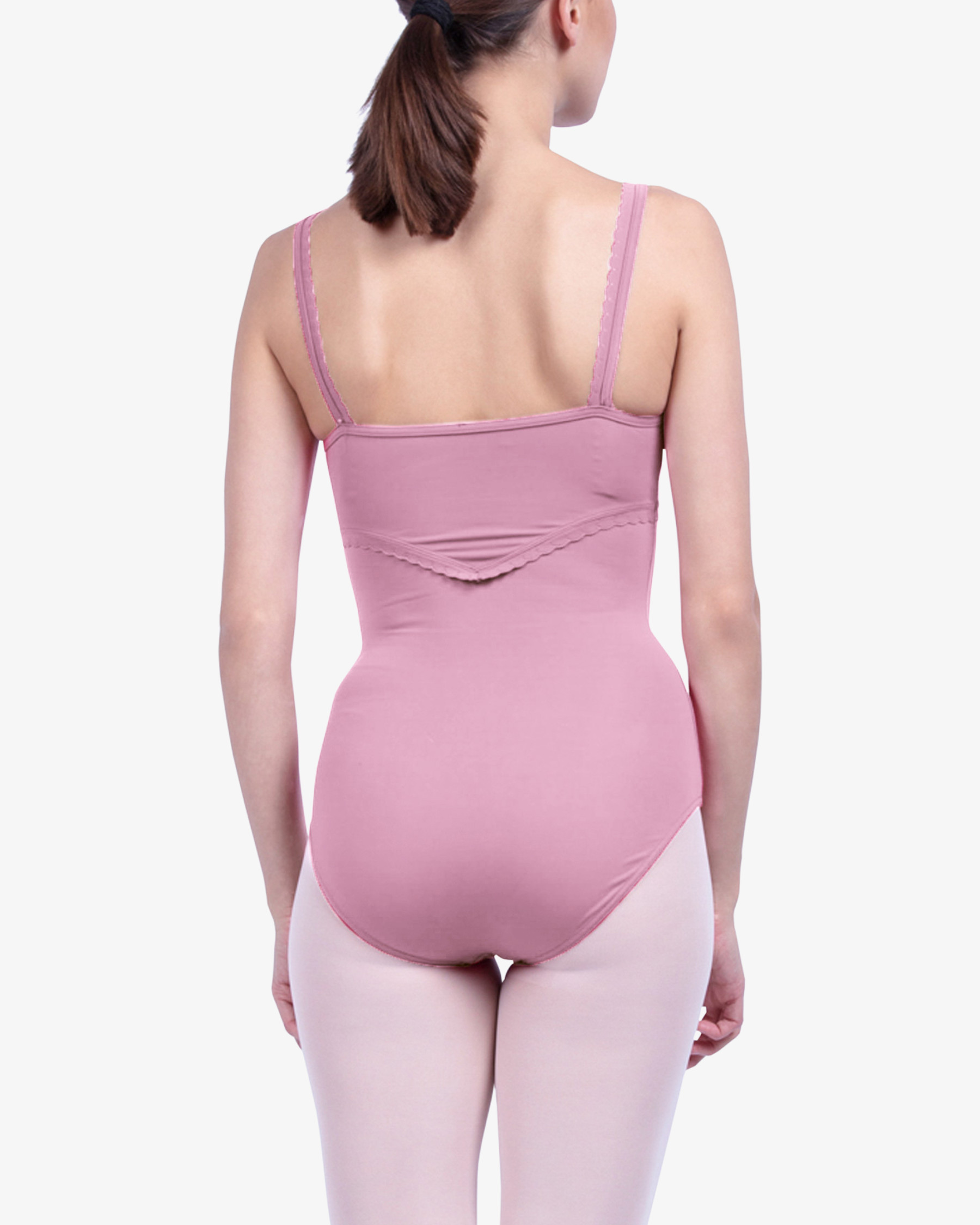 Fancy finishing details leotard