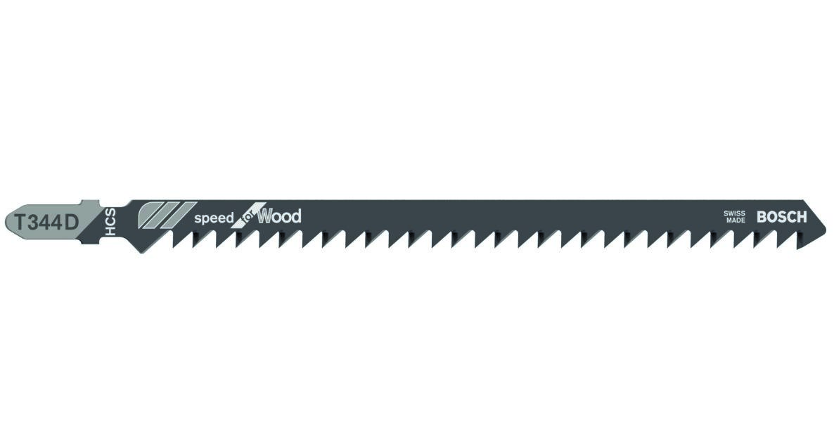 Bosch Blue Accessories 2608633A34 T344D pistosahan terät T-varsi 5 puun kappaletta