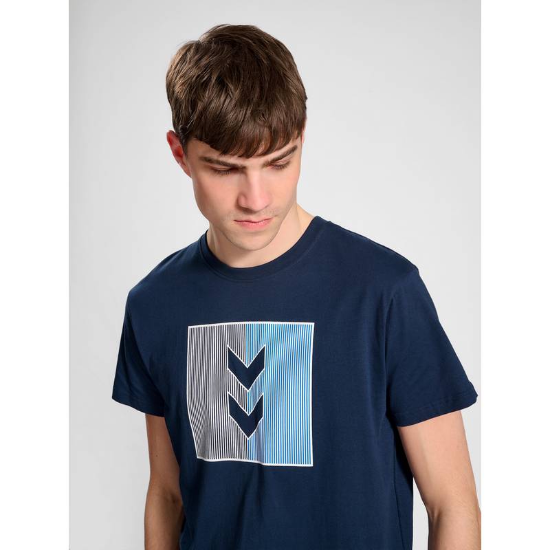 hummel hmlACTIVE STRIPE CO TEE S/S T-Shirt Herren