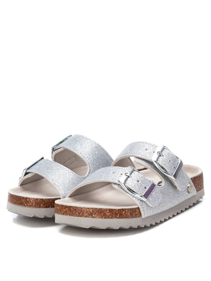 XTI Kids Pantoletten in Silber günstig kaufen