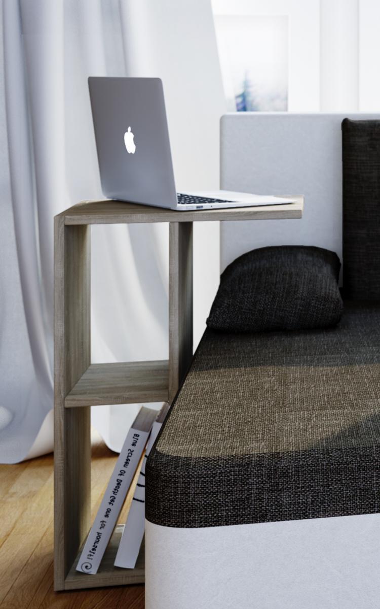 VCM my home Couchtisch Nachto-Stand Sonoma-Eiche