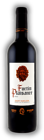 Fortin Plaisance, Saint - Emilion, 80% Merlot, 20% Cabernet Sauvignon, A.C., 2020, Bordeaux rouge  Fortin Plaisance, Saint - Emilion, 80% Merlot, 20% Cabernet Sauvignon, A.C., 2020, Bordeaux rouge  Diese füllige Cuvée aus sorgfältig ausgesuchten Wein