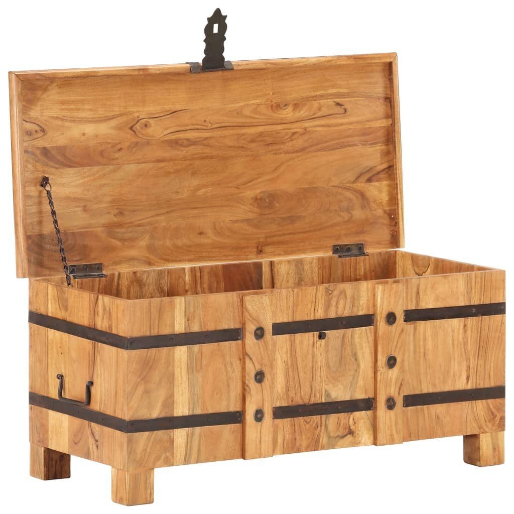 vidaXL Aufbewahrungsbox Truhe 90x40x40 cm Akazie Massivholz (1 St)