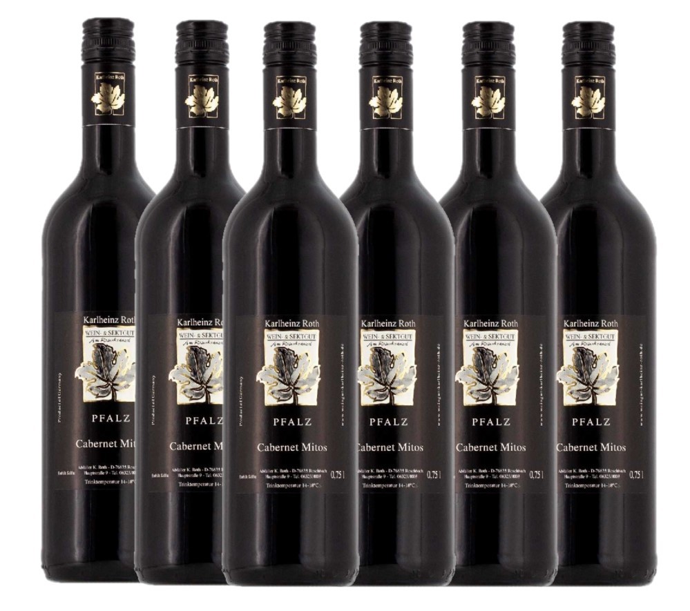 Wein- & Sektgut Karlheinz Roth Weingut Karlheinz Roth Cabernet Mitos QbA trocken 2017 - 6er Karton