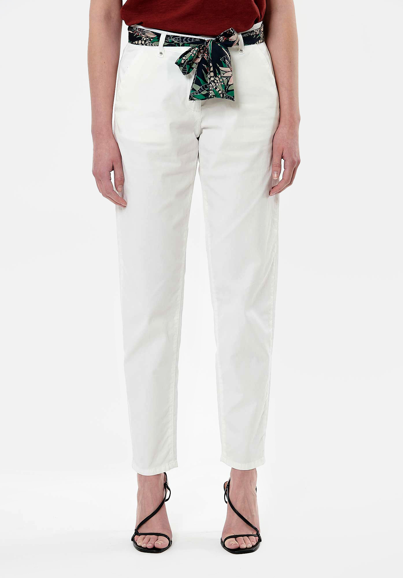 ALBAN  Pantalon blanc Femme