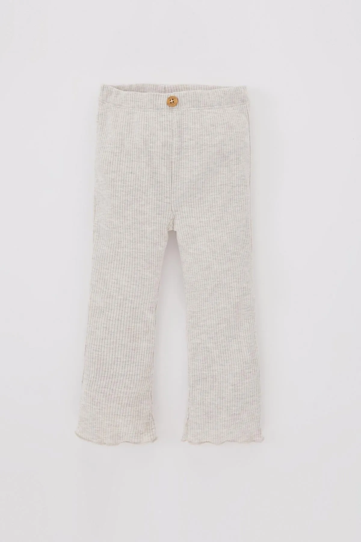 DeFacto  Gerippte Camisole-Strumpfhose mit ausgestelltem Bein für Babys und Mädchen