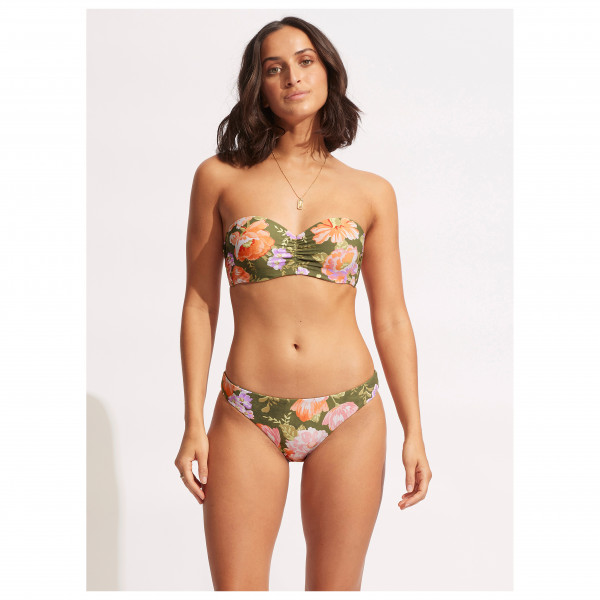 Seafolly - Women's Paradise Garden Reversible Hipster - Bikini-Bottom