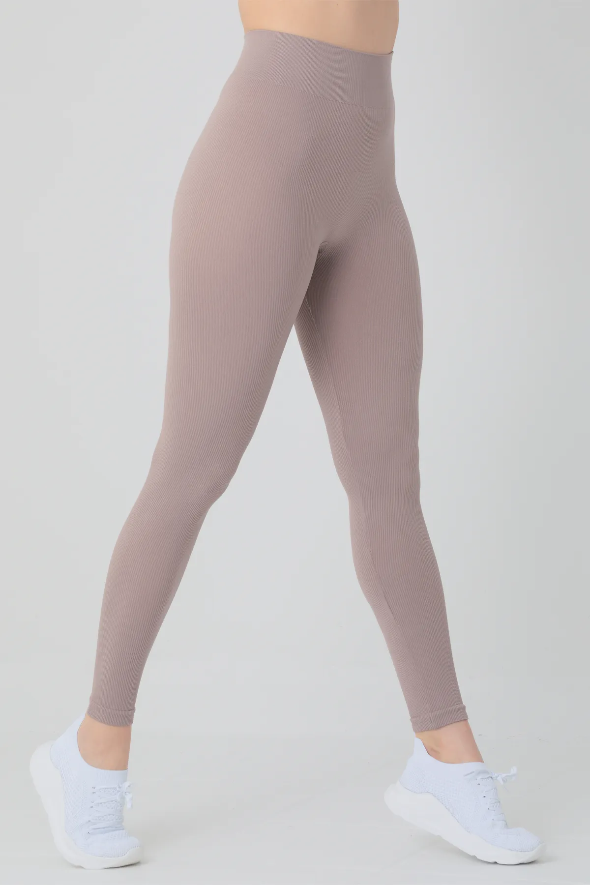 Doremi  Nahtlose gestrickte Leggings mit hoher Taille