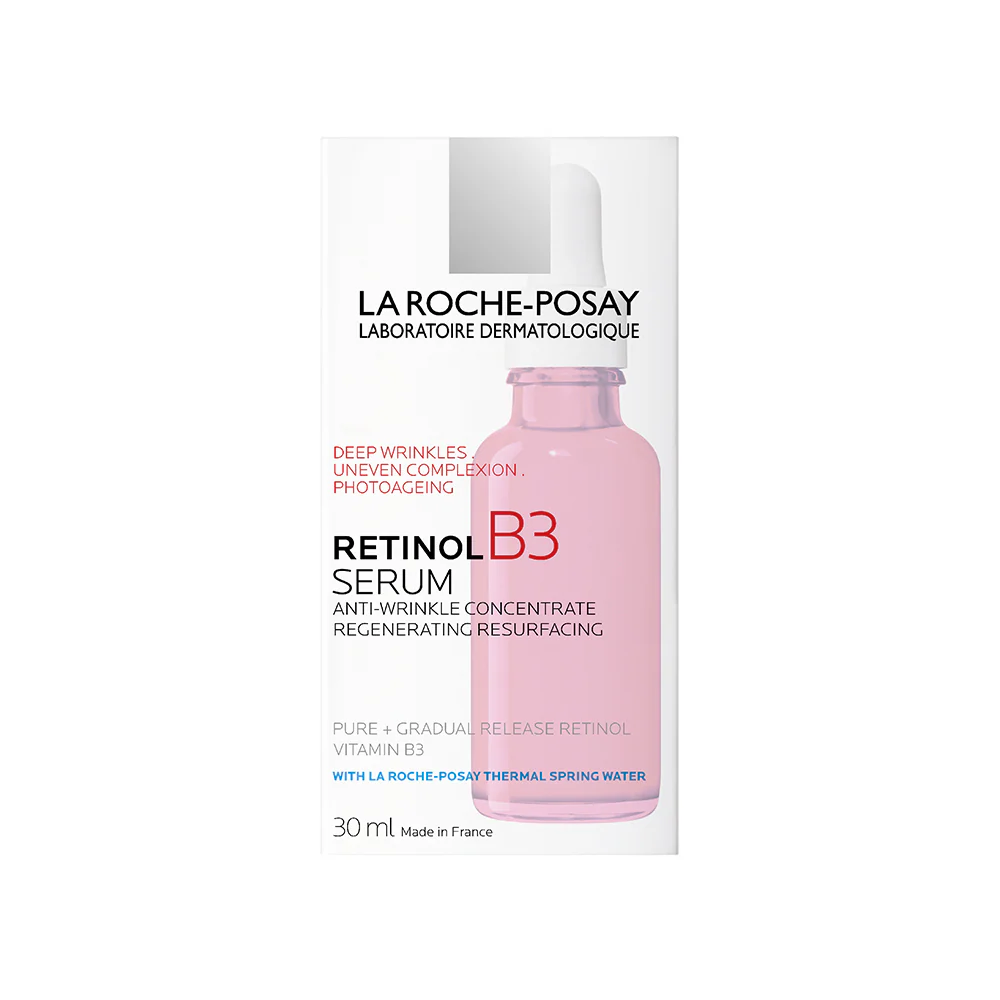Retinol LRP Retinol B3 Deep Wrinkle Serum with Retinol for Sensitive Skin - Anti-Wrinkle Facial Serum