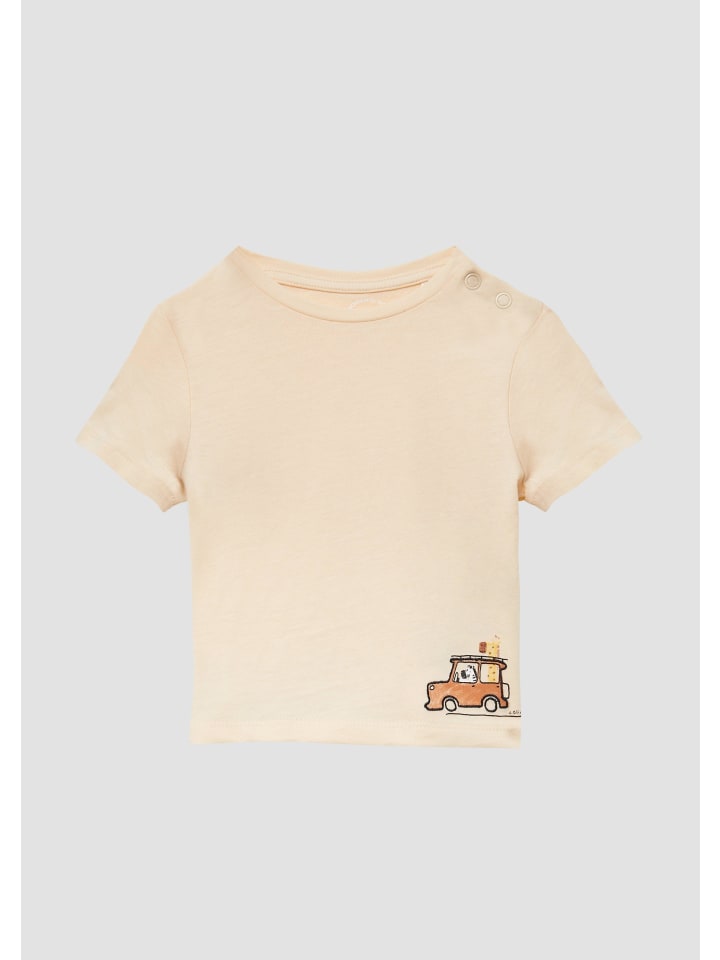 s.Oliver T-Shirt kurzarm in Beige günstig kaufen