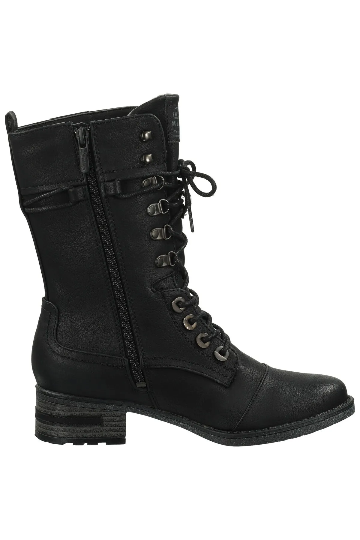 Mustang  Stiefel - Schwarz - Blockabsatz