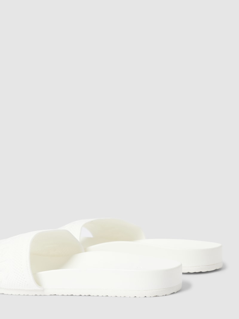 Slides mit Label-Details Modell 'CRUZ' in offwhite