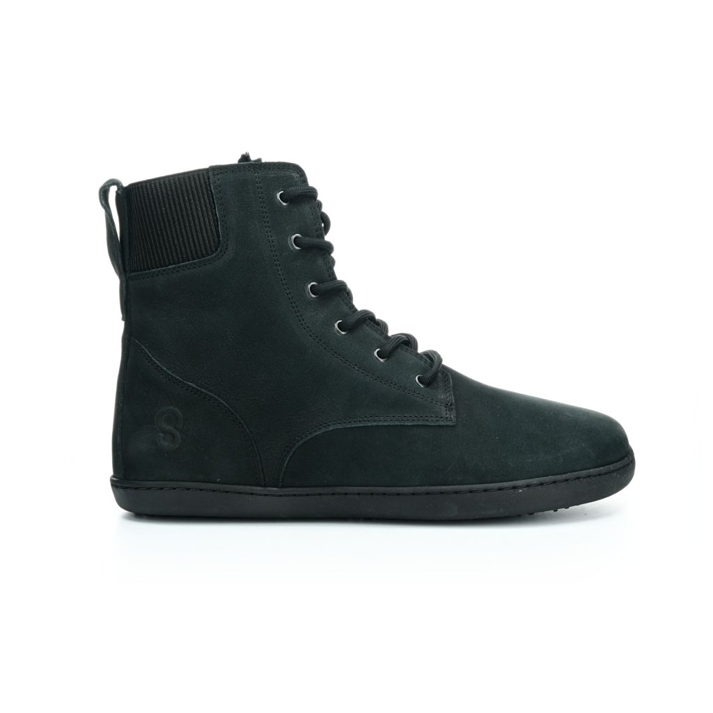 Shapen Urbaneer Black Winterbarfußschuhe