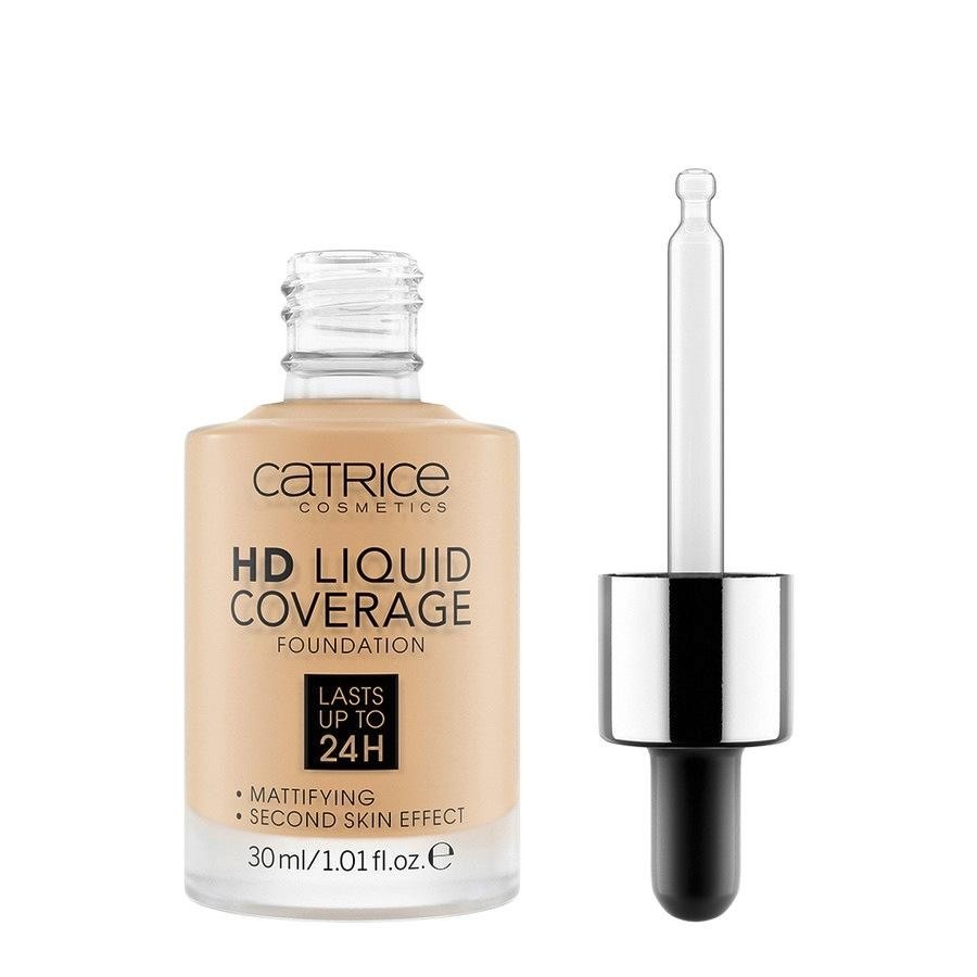 Fond de ten lichid cu acoperire Catrice HD 050 Rosy Ash