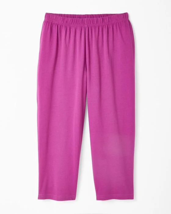 Pantacourt de pyjama pur coton peigné
