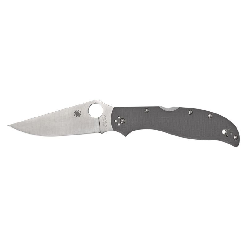 Spyderco Stretch 2 XL G-10 Gray CRU-WEAR PLAIN C258GPGYCW