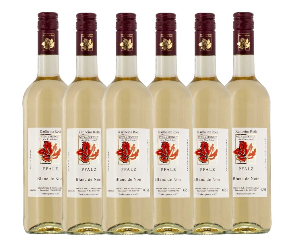 Wein- & Sektgut Karlheinz Roth Weingut Karlheinz Roth Blanc de Noir QbA 2023 - 6er Karton