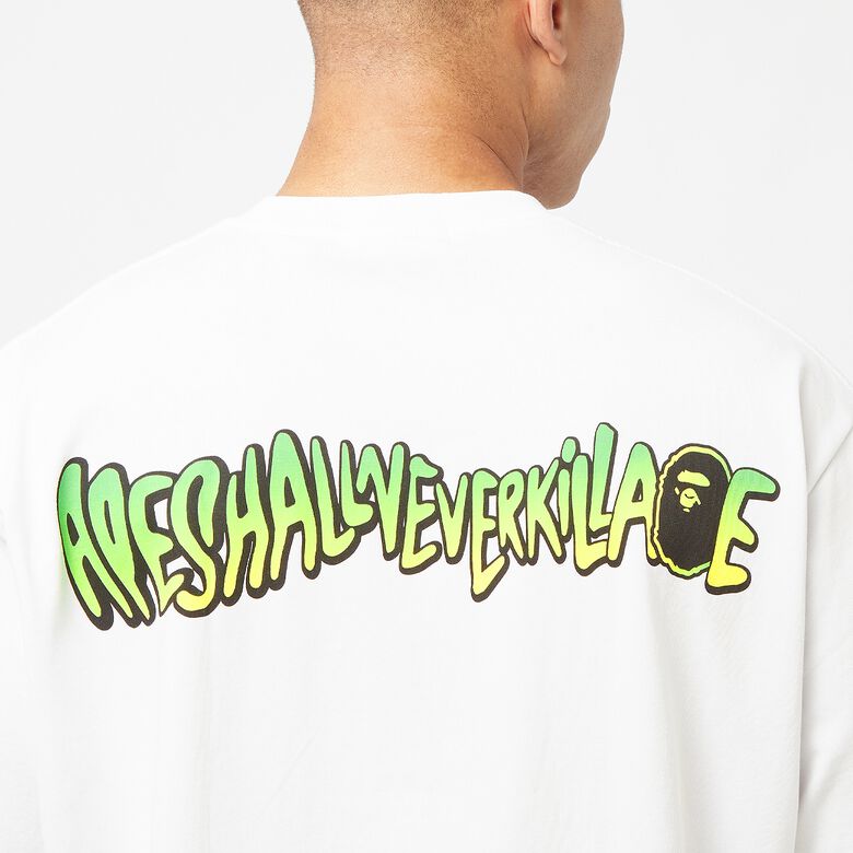 A Bathing Ape Bape Car Graphic Tee M white