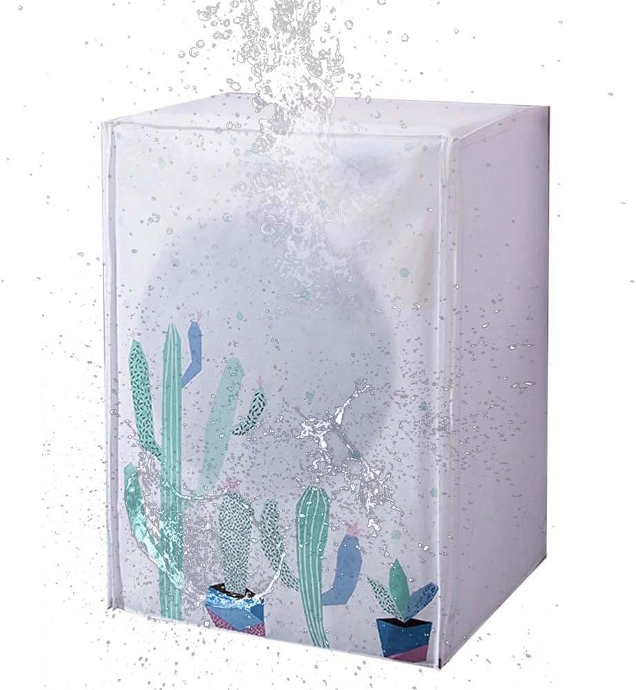 FELIXLEO Wäschespinne-Schutzhülle waschmaschinen abdeckungen wasserdicht 60*65*85 cm Kaktus