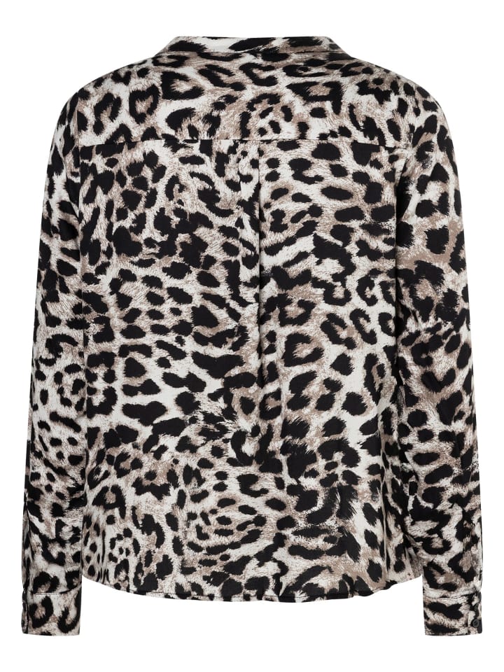 More & More Leoprintbluse in schwarz günstig kaufen