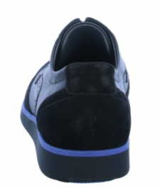 WALDLÄUFER Freizeit Schnürer schwarz Helvin schwarz/blau