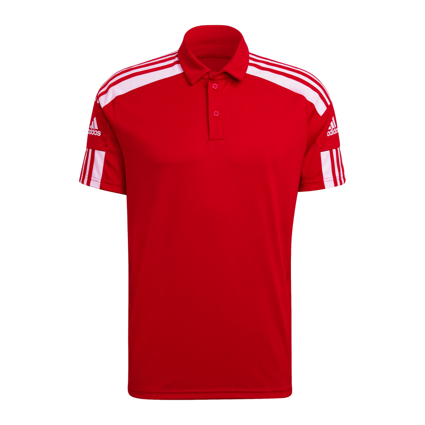 adidas Squadra 21 Poloshirt Rot Weiss