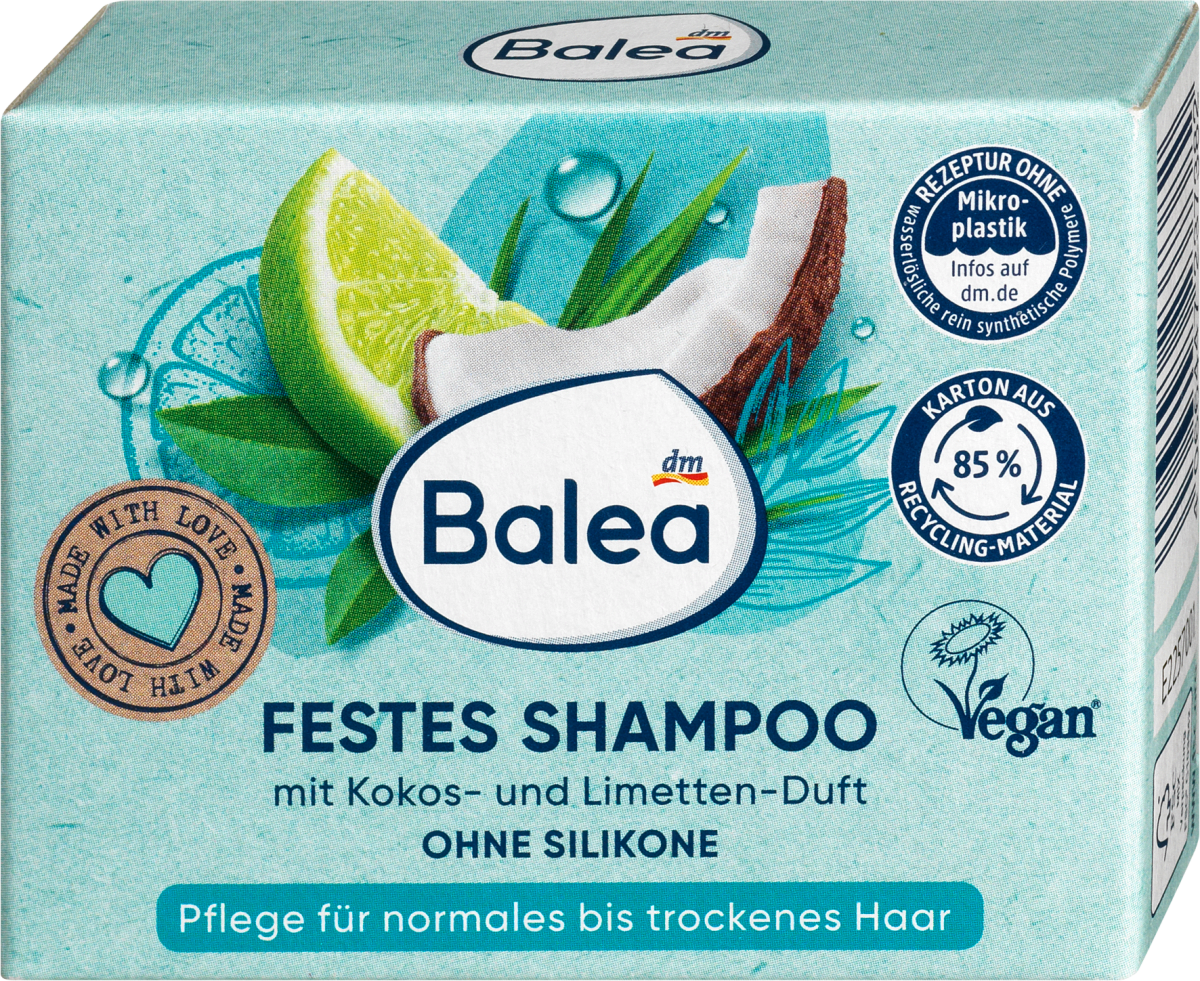 Festes Shampoo Kokos-Limette, 60 g